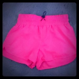 Neon Pink Adjustable Shorts